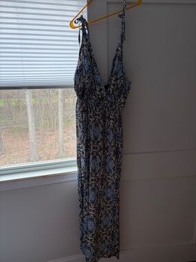 Nikibiki Sleeveless Blue and beige jumpsuit